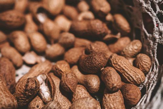 Image of warehouse, with sunset in the background